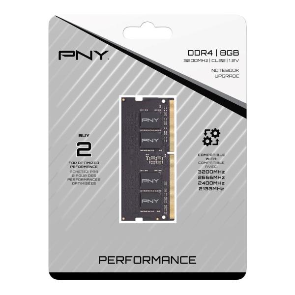 PNY SODIMM DDR4 8GB 3200MHz CL223