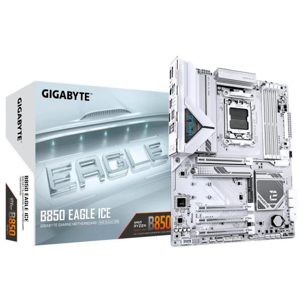 GIGABYTE MB Sc AM5 B850 EAGLE ICE,  AMD B850,  4xDDR5,  1xDP,  1xHDMI,  ATX