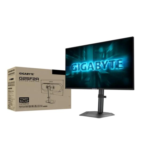 GIGABYTE LCD - 24, 5" Gaming monitor G25F2A,  IPS,  1920x1080 FHD,  240Hz,  1000:1,  300cd/ m2,  1ms,  2xHDMI,  1xDP7