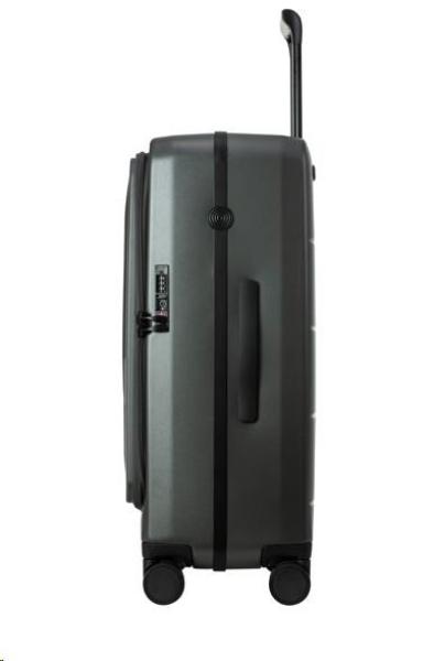 ACER cestovní kufr Predator Streetstyle 25", polykarbonát, 65l, TSA kombinační zámek, 3 kapsy, matně šedá2
