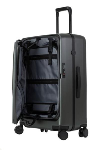 ACER cestovní kufr Predator Streetstyle 25", polykarbonát, 65l, TSA kombinační zámek, 3 kapsy, matně šedá6