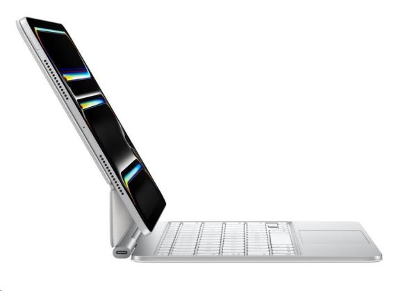 BAZAR - APPLE Magic Keyboard pro iPad Pro 11" (2024) - česká - bílá - Rozbaleno (Komplet)1