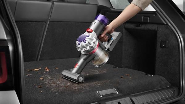 Dyson Car+Boat ruční vysavač,  šedá/ fialová,  výdrž až 50 min,  2 Tier Radial,  sací výkon 115 aW,  plně utěsněná filtrace1