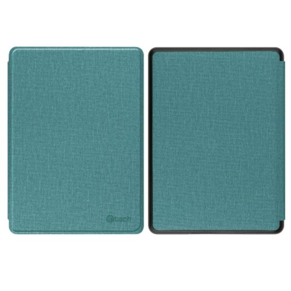C-TECH PROTECT pouzdro pro Amazon Kindle PAPERWHITE 2024/ COLORSOFT,  WAKE/ SLEEP funkce,  hardcover,  zelené2