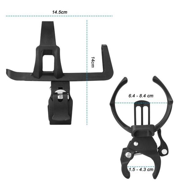 Držák na láhev pro Xiaomi Scooter,  černý M365/ Essential/ 1S  (Bulk)8