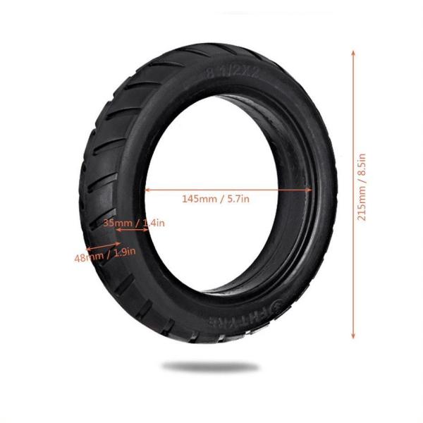RhinoTech bezdušová pneumatika pro Scooter 8.5x2,  černá3
