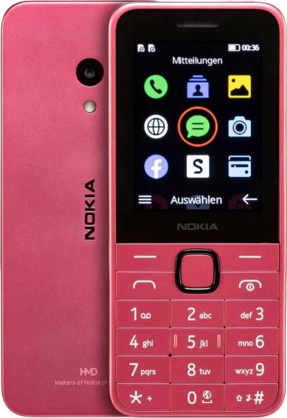 Nokia 225 Dual SIM,  4G,  růžová (2024),  (CZ,  SK,  HU)