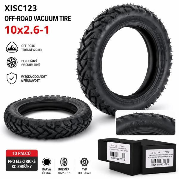 Electric Scooter Tubeless Off Road Tire 10x2-6.1