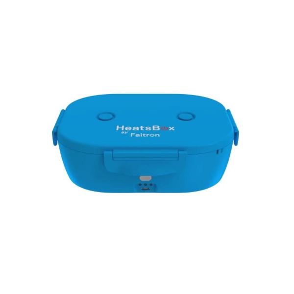 Faitron HeatsBox GO Light chytrý ohřívací obědový box na baterii,  modrý