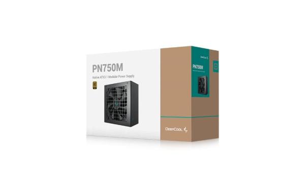 DEEPCOOL zdroj 750W PN750M,  120mm,  80+ Gold ,  ATX 3.1,  černá