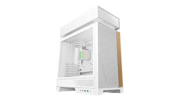DEEPCOOL Case CL6600 WH,  ATX,  Průhledná bočnice,  vodní chlazení,  bílá