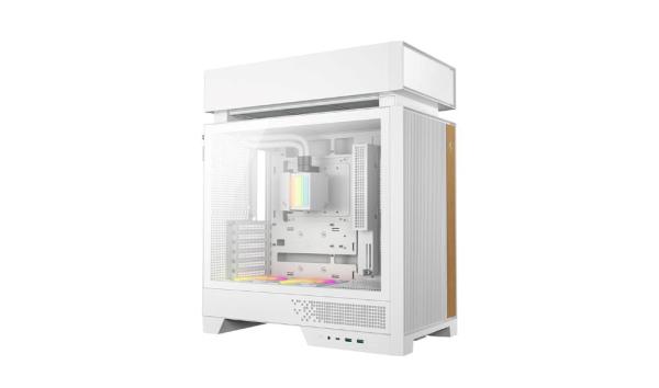 DEEPCOOL Case CL6600 WH,  ATX,  Průhledná bočnice,  vodní chlazení,  bílá3