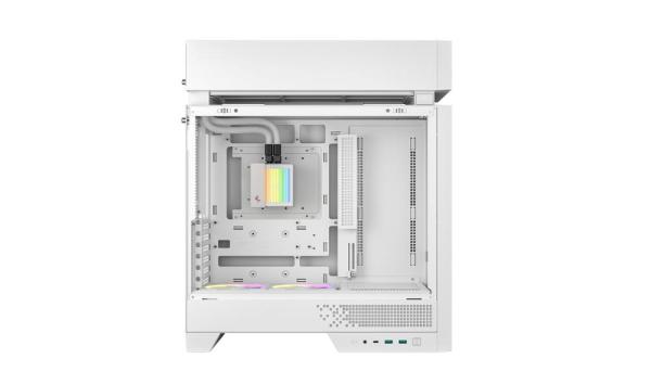 DEEPCOOL Case CL6600 WH,  ATX,  Průhledná bočnice,  vodní chlazení,  bílá1