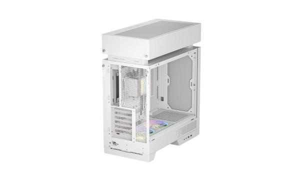 DEEPCOOL Case CL6600 WH,  ATX,  Průhledná bočnice,  vodní chlazení,  bílá7