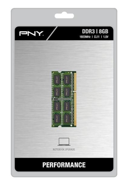 PNY SODIMM DDR3 8GB 1600MHz CL113
