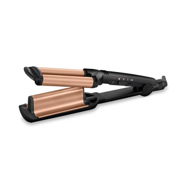 BABYLISS W2447E trojkulma na vlasy,  keramický povrch,  3 nastavení teploty,  automatické vypnutí,  teplovzdorné pouzdro