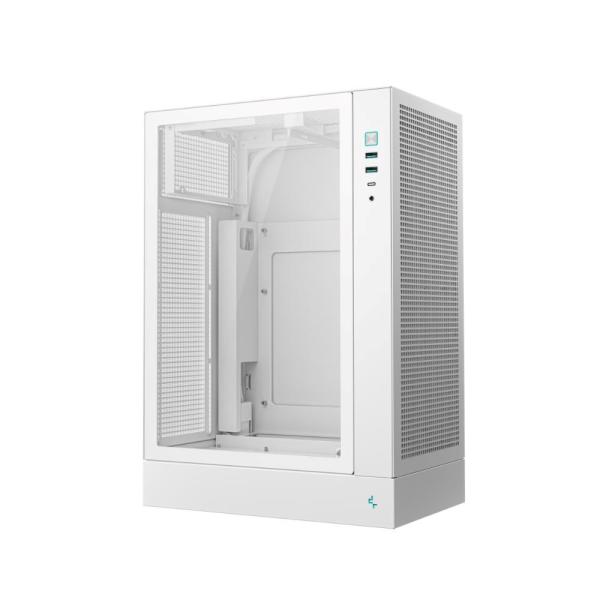 DEEPCOOL Case CH170 PLUS WH,  ATX,  Průhledná bočnice,  bílá2