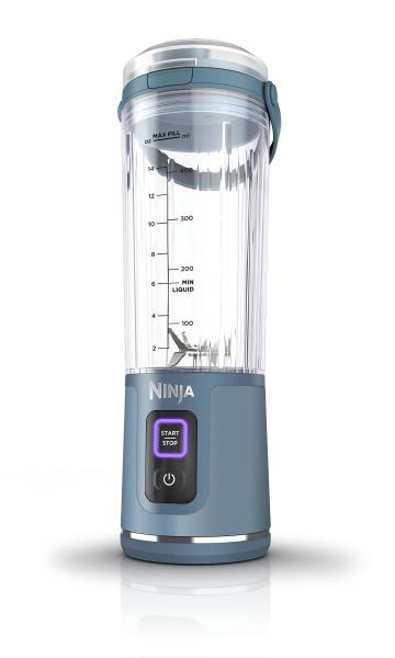 Ninja BC151EUNV Blast Bezdrátový mixér,  modrý,  USB-C,  drcení ledu,  nepropustné provedení,  kompaktní2