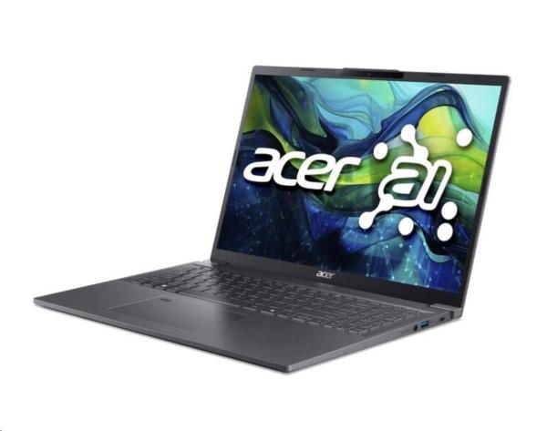 ACER NTB Aspire 16 (A16-71M-54XS), Ultra 5 125H, 16" 1920x1200, 16GB, 1TB SSD, Arc, W11 Home, Steel Gray2