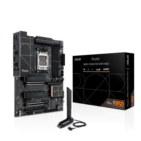 ASUS MB Sc AM5 ProArt B850-CREATOR WIFI NEO,  AMD B850,  4xDDR5,  1xHDMI,  1xDP,  1xUSB-C