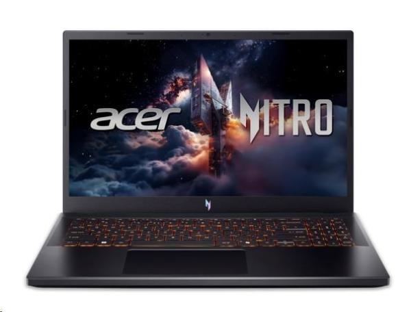 Acer Nitro V 15/ ANV15-52-50SZ/ 5-210H/ 15, 6"/ FHD/ 16GB/ 512GB/ RTX 5050/ bez OS/ Black/ 2R