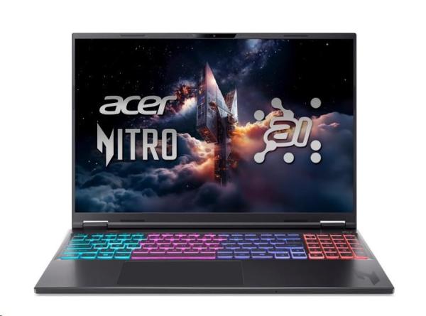 Acer Nitro 16S AI/ AN16S-61-R8NW/ AI9-365/ 16"/ 2560x1600/ 32GB/ 1TB/ RTX 5070Ti/ bez OS/ Black/ 2R