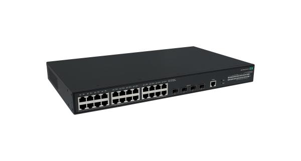 HPE Networking CW 2050 24p 10/ 100/ 1000BT PoE+ 4p SFP 1G/ 2.5G 420W Switch1