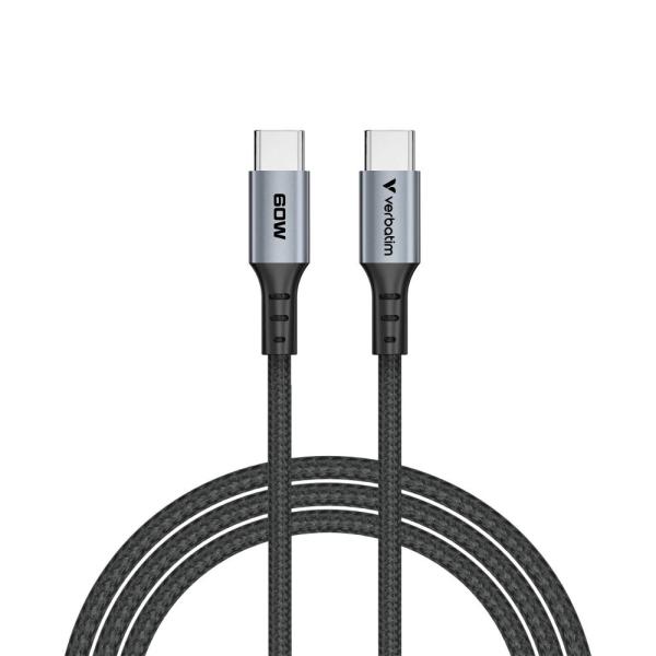 VERBATIM Kabel USB-C Sync & Charge,  60W,  120cm1