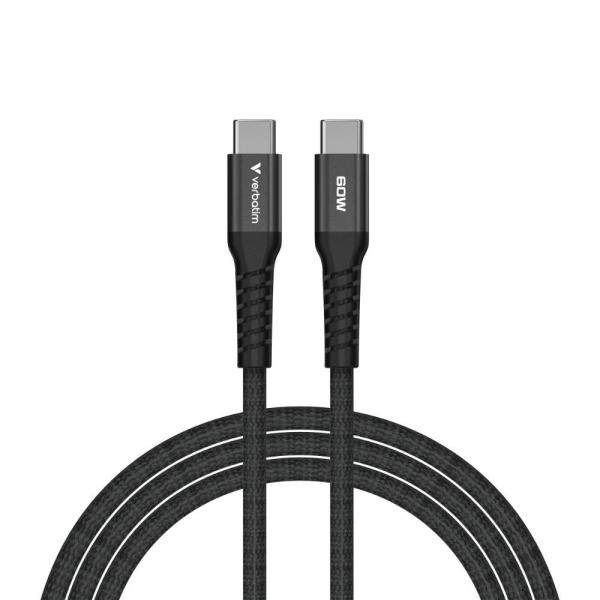 VERBATIM Kabel USB-C Sync & Charge,  60W,  Magnetický,  120cm,  černá1