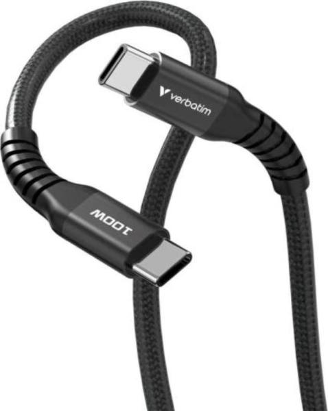 VERBATIM Kabel USB-C Sync & Charge,  100W,  Magnetický,  120cm,  černá3