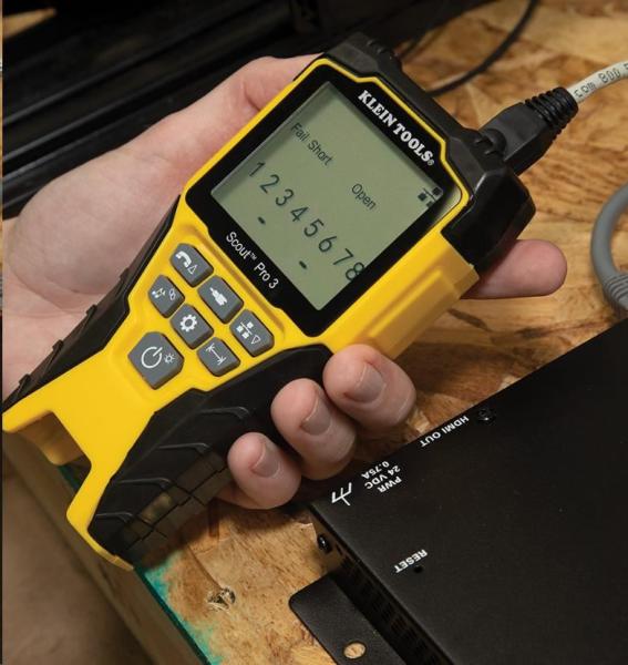 KLEIN TOOLS - VDV Scout® Pro 3 Tester Kit - 5x RJ45,  5x F-konektor4