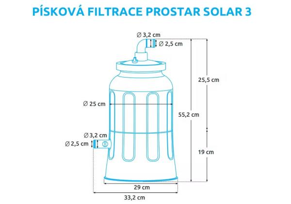 Marimex ProStar Solar 3 bazénová filtrace5