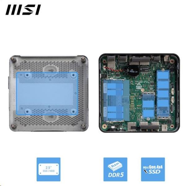 MSI PC Cubi NUC 1MG-419BEU,  Core 5 120U,  16GB,  N/ A,  N/ A,  No OS,  Black7