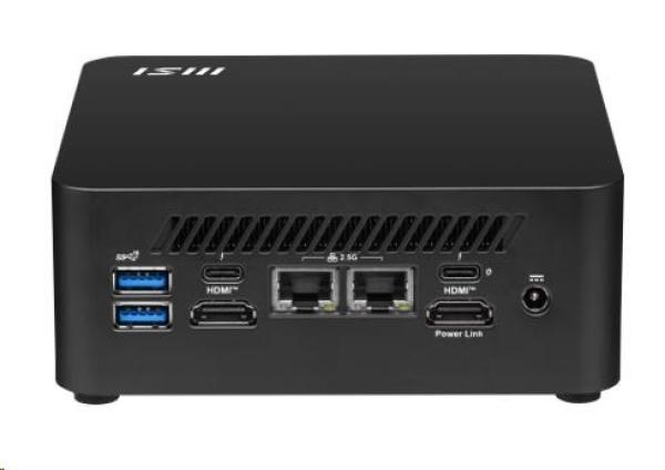 BAZAR - MSI PC Cubi NUC 1MG-418BEU,  Core 7 150U,  16GB,  N/ A,  N/ A,  No OS,  Black - Poškozený obal (Komplet)2