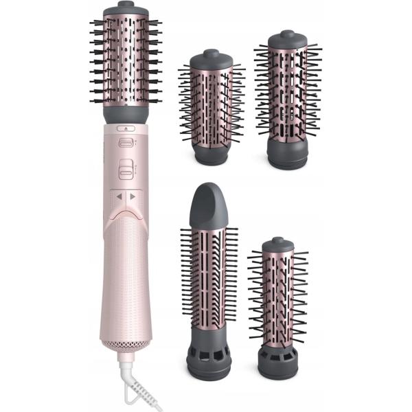 Philips BHA735/ 00 horkovzdušný kartáč,  ionizace,  keramicko-turmalínový povrch,  ThermoProtect,  4 nástavce1