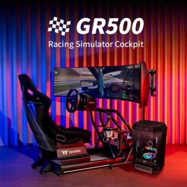 THERMALTAKE Závodní kokpit GR500 Racing Simulator Cockpit,  Černá
