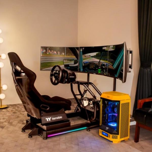 THERMALTAKE Závodní kokpit GR500 Racing Simulator Cockpit,  Černá3