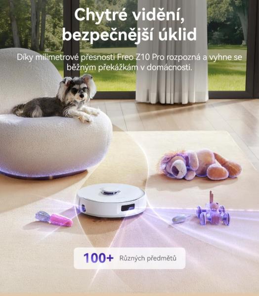Narwal Freo Z10 Pro white - AI robotický vysavač s rotačním mopem a samočistící stanicí8
