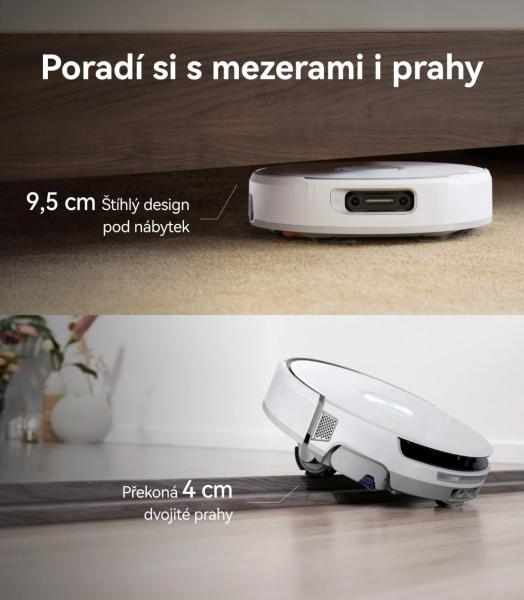 Narwal Flow compact station - AI robotický vysavač s pásovým mopem a samočistící stanicí s napojením na odpad6