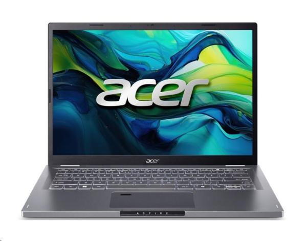 ACER NTB Aspire 14 (A14-51M-33LA), Core 3 100U, 14"WUXGA, 16GB, 512GB SSD, Intel Graphics, W11H, Gray1