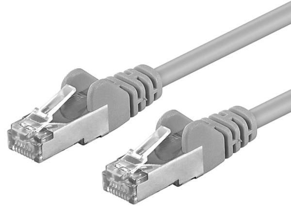 Premiumcord Patch kabel CAT 6a S-FTP, RJ45-RJ45, LSOH,  AWG 26/ 7 5m šedá