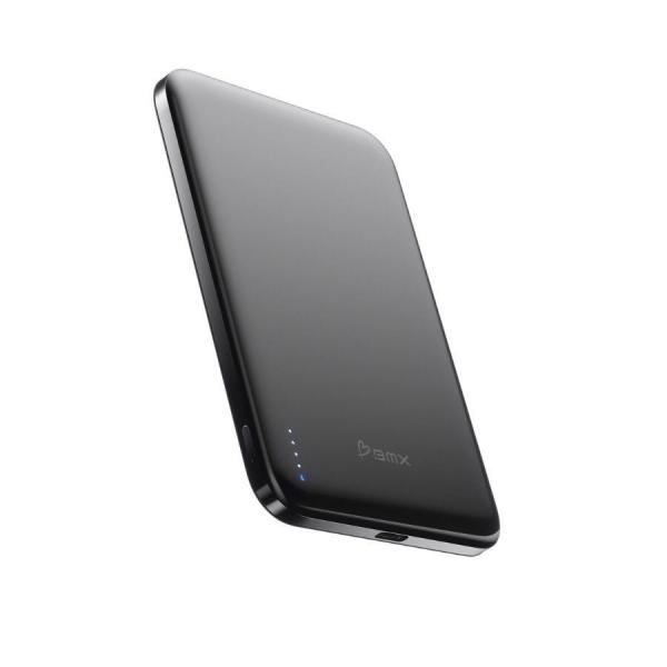 BMX SolidSafe™ Air Titanium 5K Qi2 Wireless Magnetic Power Bank,  Black