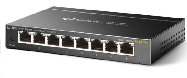 TP-Link Easy Smart switch TL-SG108E (8xGbE,  fanless)