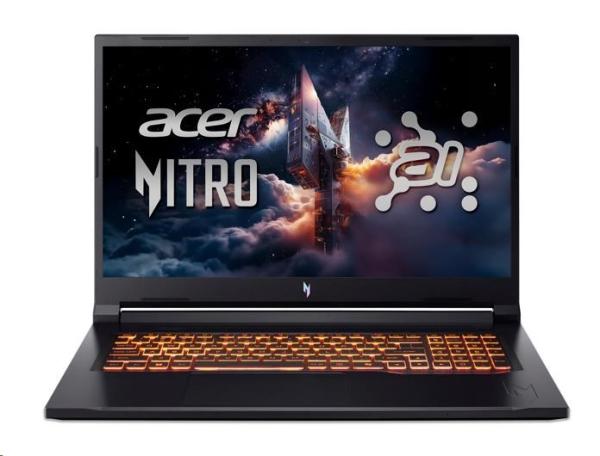ACER NTB Nitro V 17 AI (ANV17-41-R1YM), Ryzen 7 260, 17.3"FHD, 16GB, 512GB SSD, RTX 5050, Linux, Black1