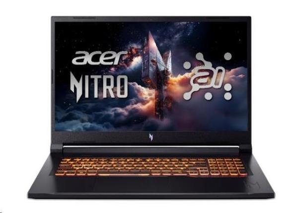 ACER NTB Nitro V 17 AI (ANV17-41-R70P), Ryzen 7 260, 17.3"QHD, 32GB, 1TB SSD, RTX 5060, Linux, Black1