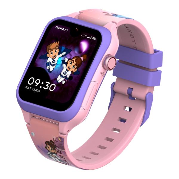 BAZAR - Garett Smartwatch Kids ESSA 2 AI 4G Pink - Poškozený obal (Komplet)2