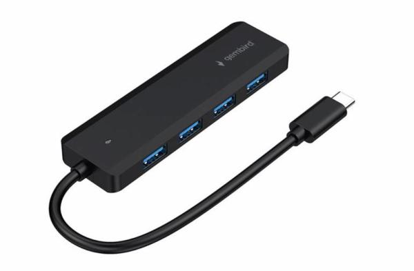 GEMBIRD hub,  4-port USB 3.1 (Gen 1),  Type-C
