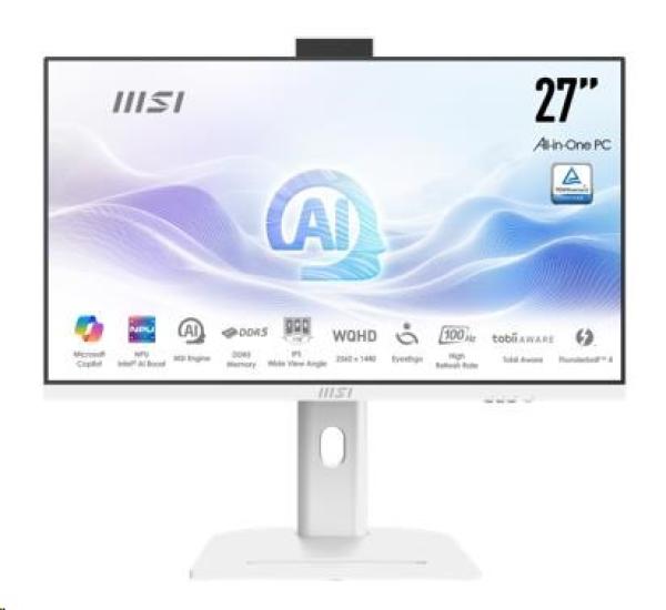 MSI PC AiO Modern AM273QP AI 1UM-429XEU,  Ultra 7 155H,  27