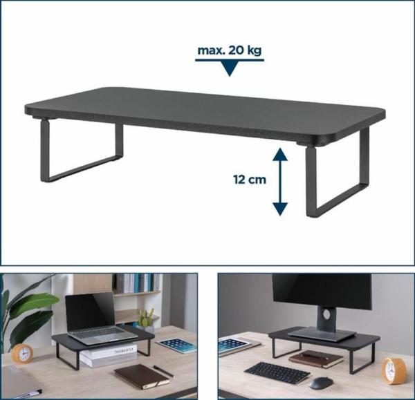 GEMBIRD Podstavec pod monitor MS-TABLE-03,  černý13