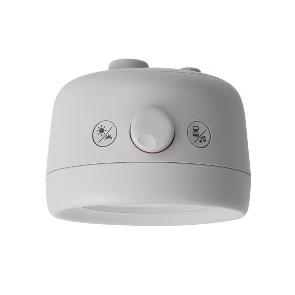 Mudita Bell 2 - minimalistický budík,  šedý3